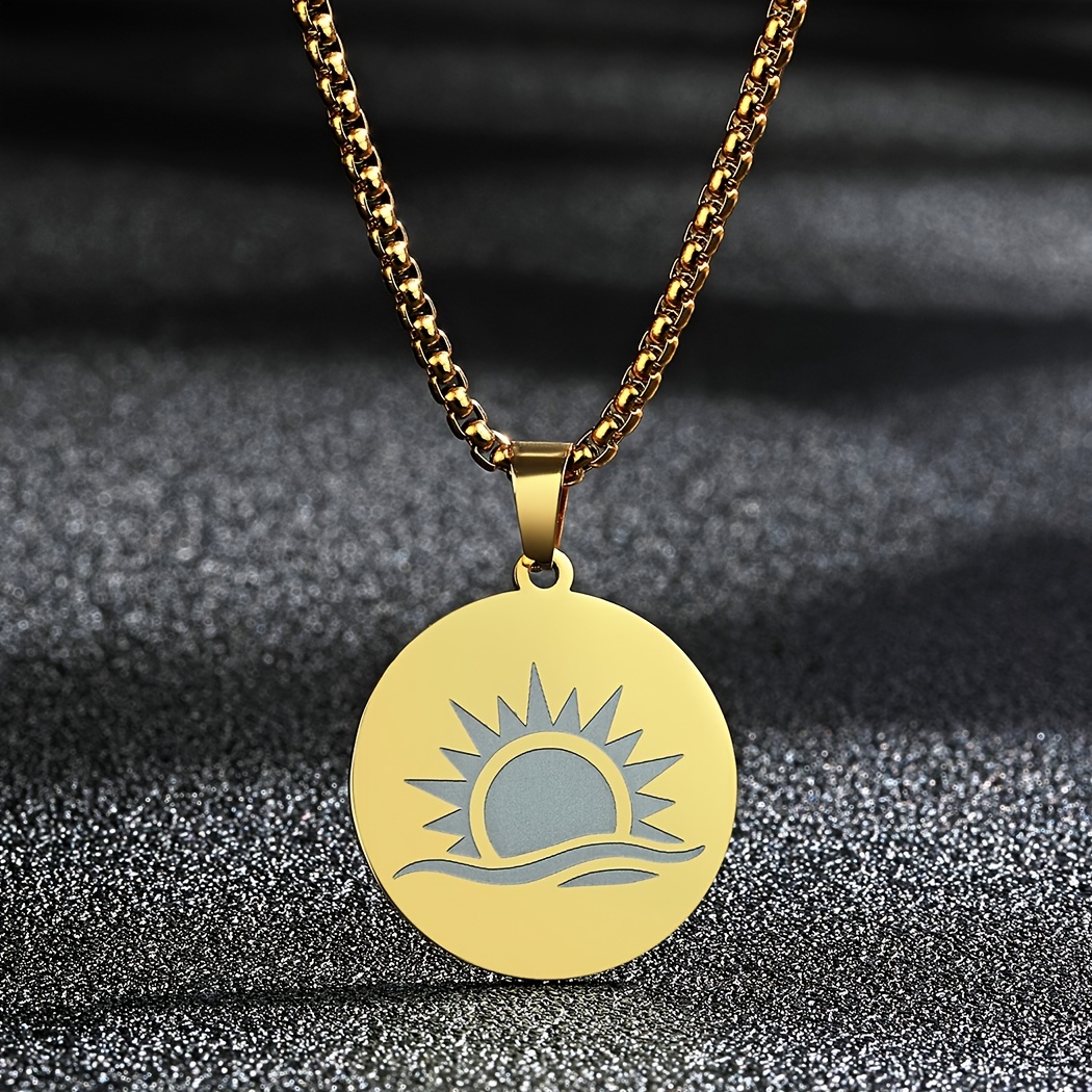 Sun Necklace - Gold Electroplated