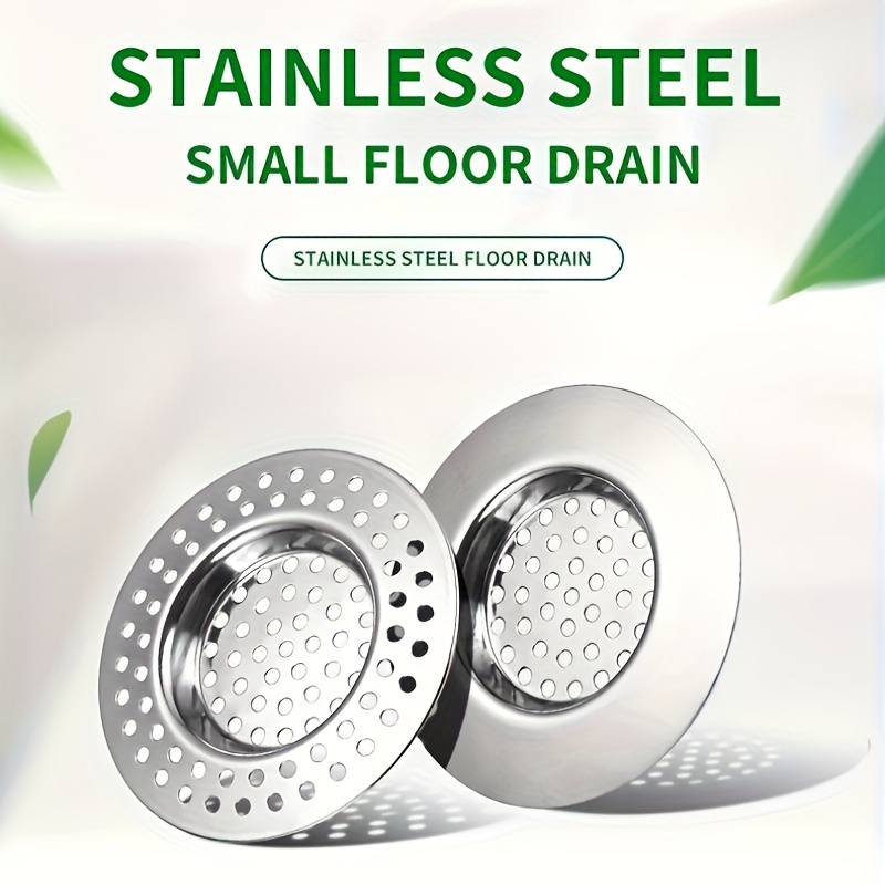 Stainless Steel Floor Drain Filter Shower Drain Cover Hair - Temu