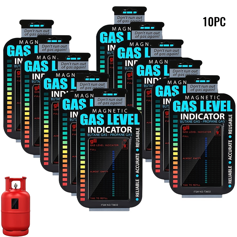 Práctico gas propano butano GLP combustible tanque indicador de nivel  botella magnética