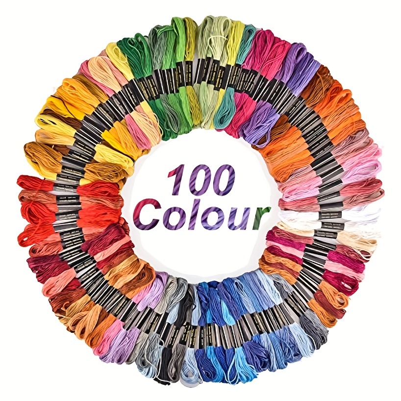 72 color Embroidery Thread Set Cross Stitch Cotton Thread - Temu