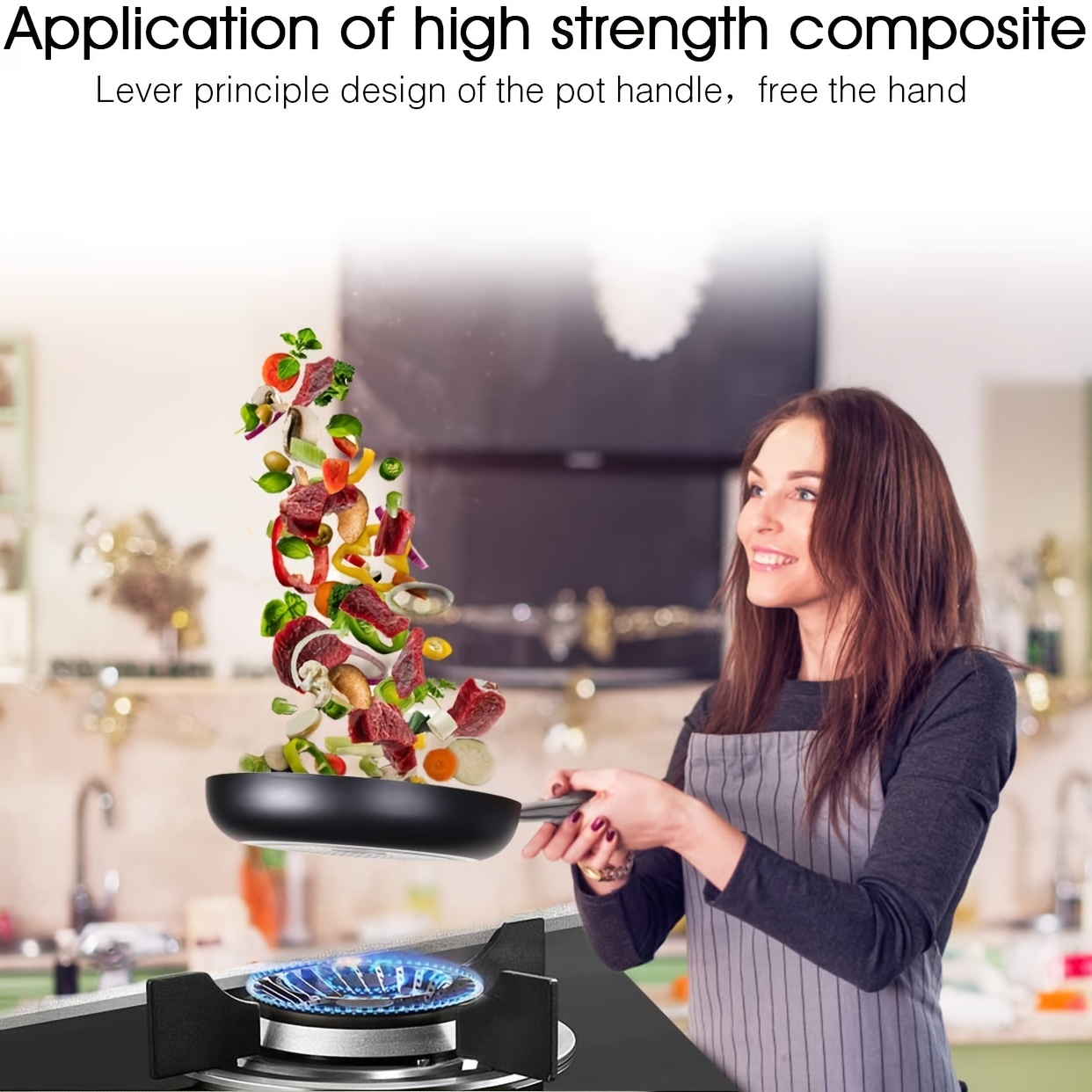 KOCH SYSTEME CS cSK 8A Small Stone Earth Nonstick Frying Pan, Nonstick  Omelet Pan Skillet for All Stove Tops Include Induction cooker, Stir Fry