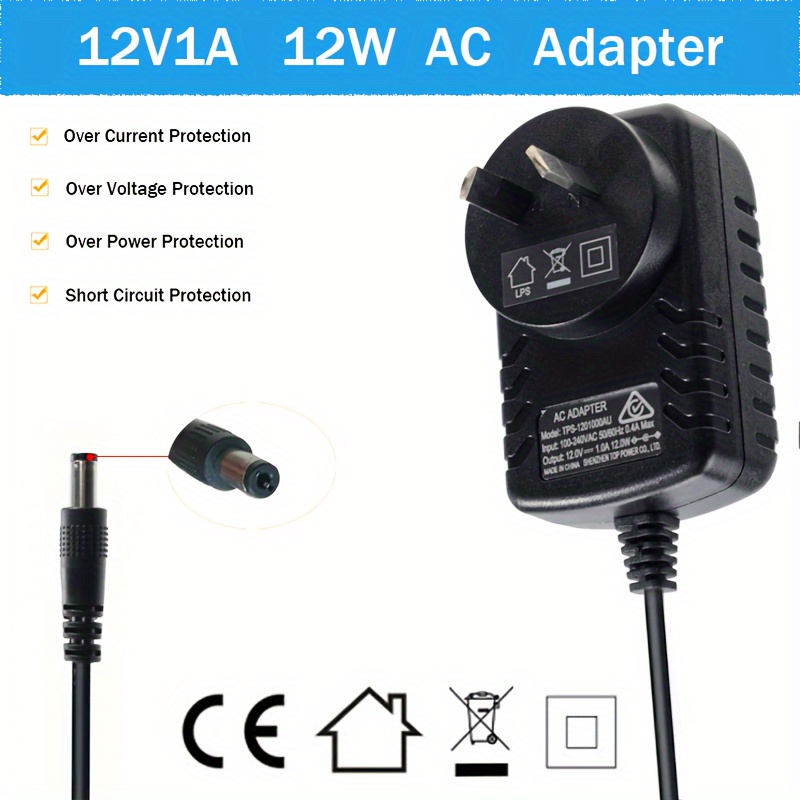 12v5a Switching Power Adapter 12 Volt Transformers A - Temu Australia