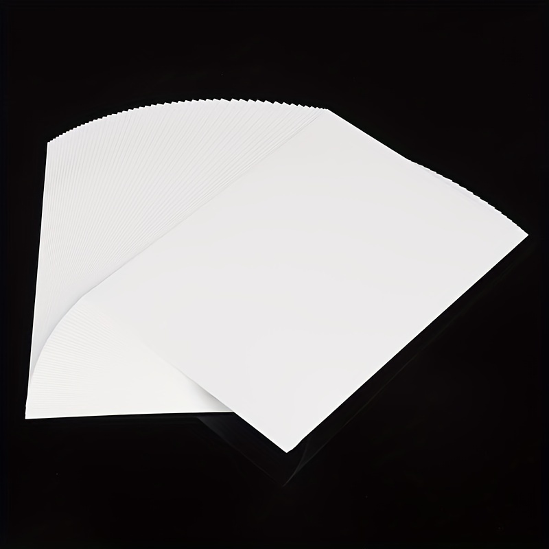 A4 Copy Paper 2.47oz 2.82oz White Paper 100 Sheets Double-sided Anti-static  White Background Printing Paper Office Supplies