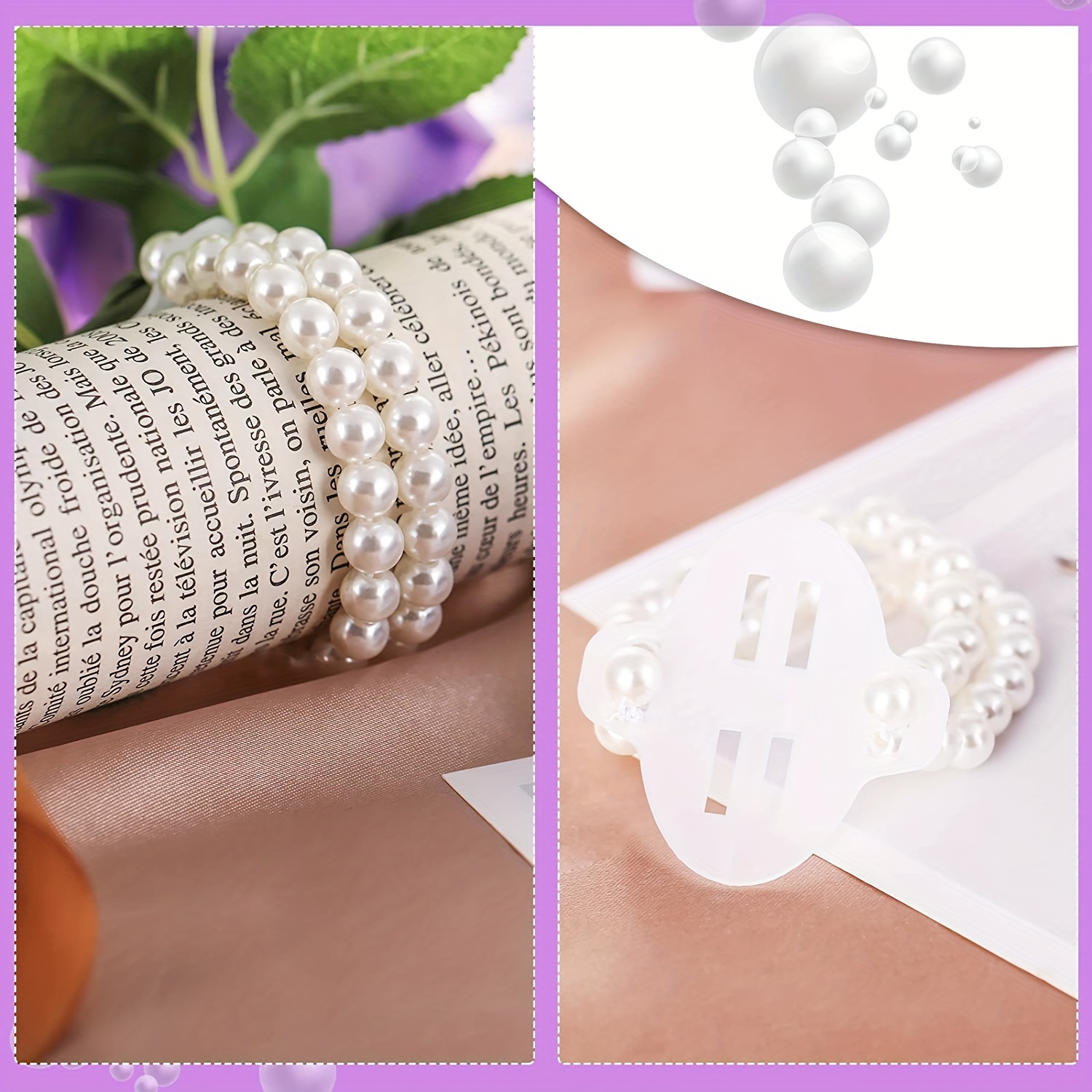 Elastic Pearl Bands Wrist Corsage Bands Wedding Corsages Pearl Bracelet 20  Pack Elastic Pearl Wedding Wristlets DIY Wrist Corsages Accessories for  Wedding Prom Hand Flowers Beach Party (White)
