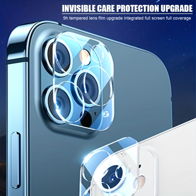 protector de lente de cámara trasera de vidrio templado 3d para iphone 13  pro max 12pro 11 13pro 13mini 12mini