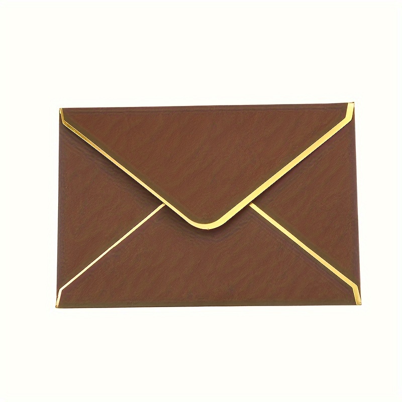 Enveloppes dorées - 16x16cm - carrées - or - enveloppes - 10pcs