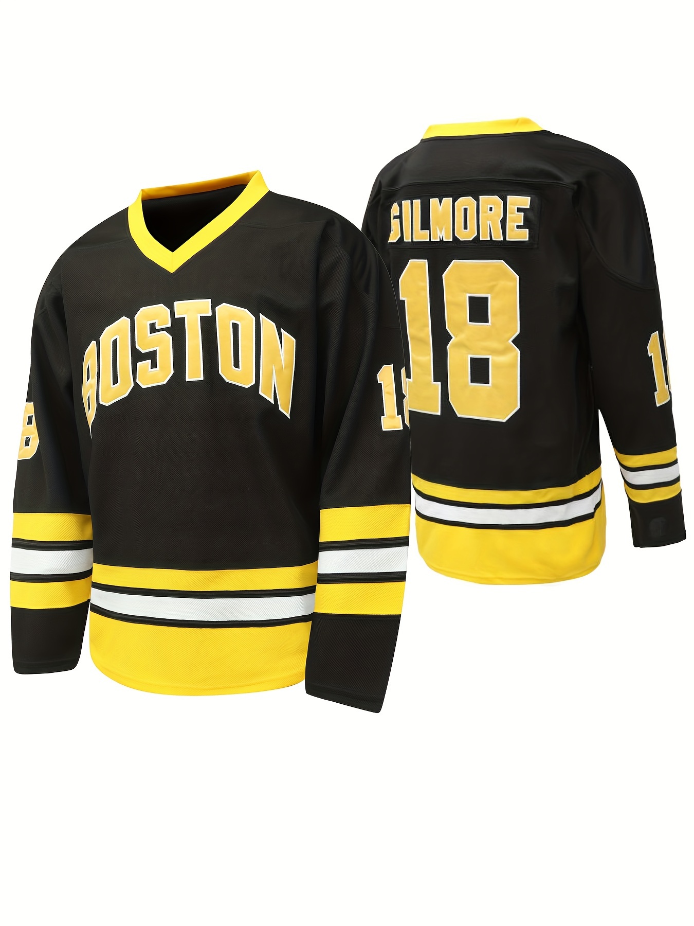Adidas Happy Gilmore Boston Bruins Men's Authentic Home Jersey - Black