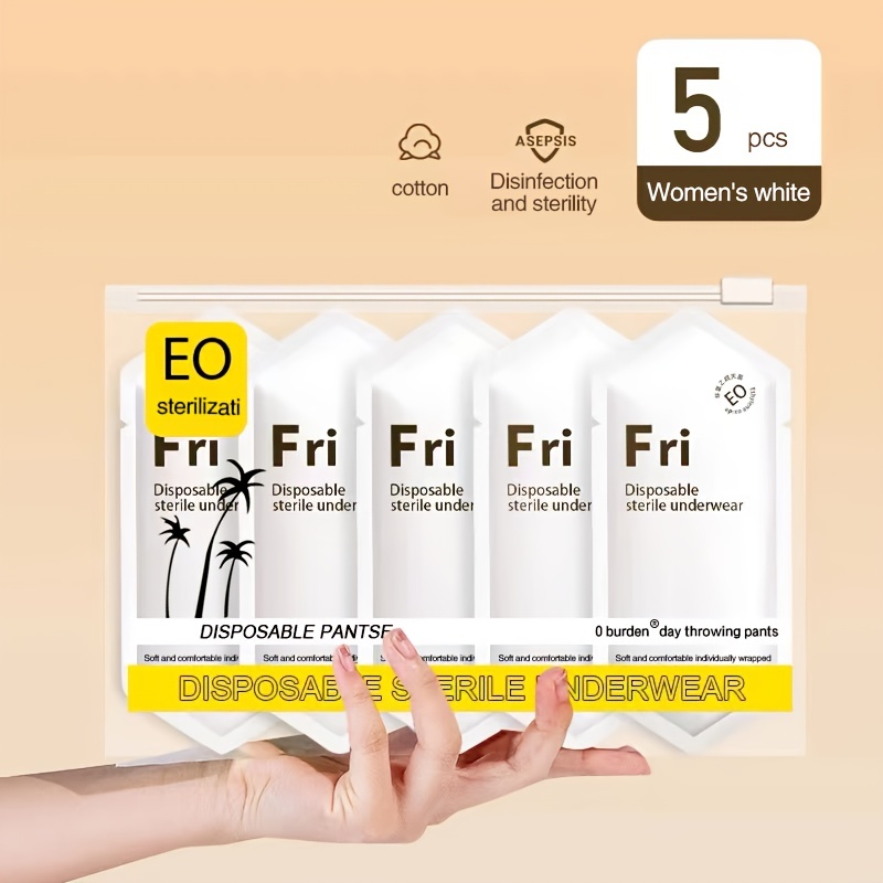 Women's Disposable Underwear for Travel and Menstrual Period