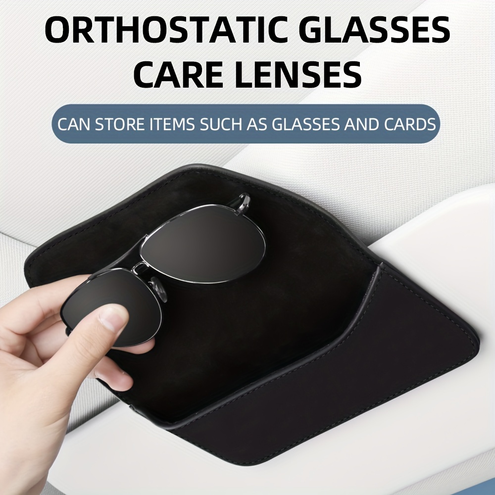 Magnetic Car Hanging Bag for Secure Glasses Storage
