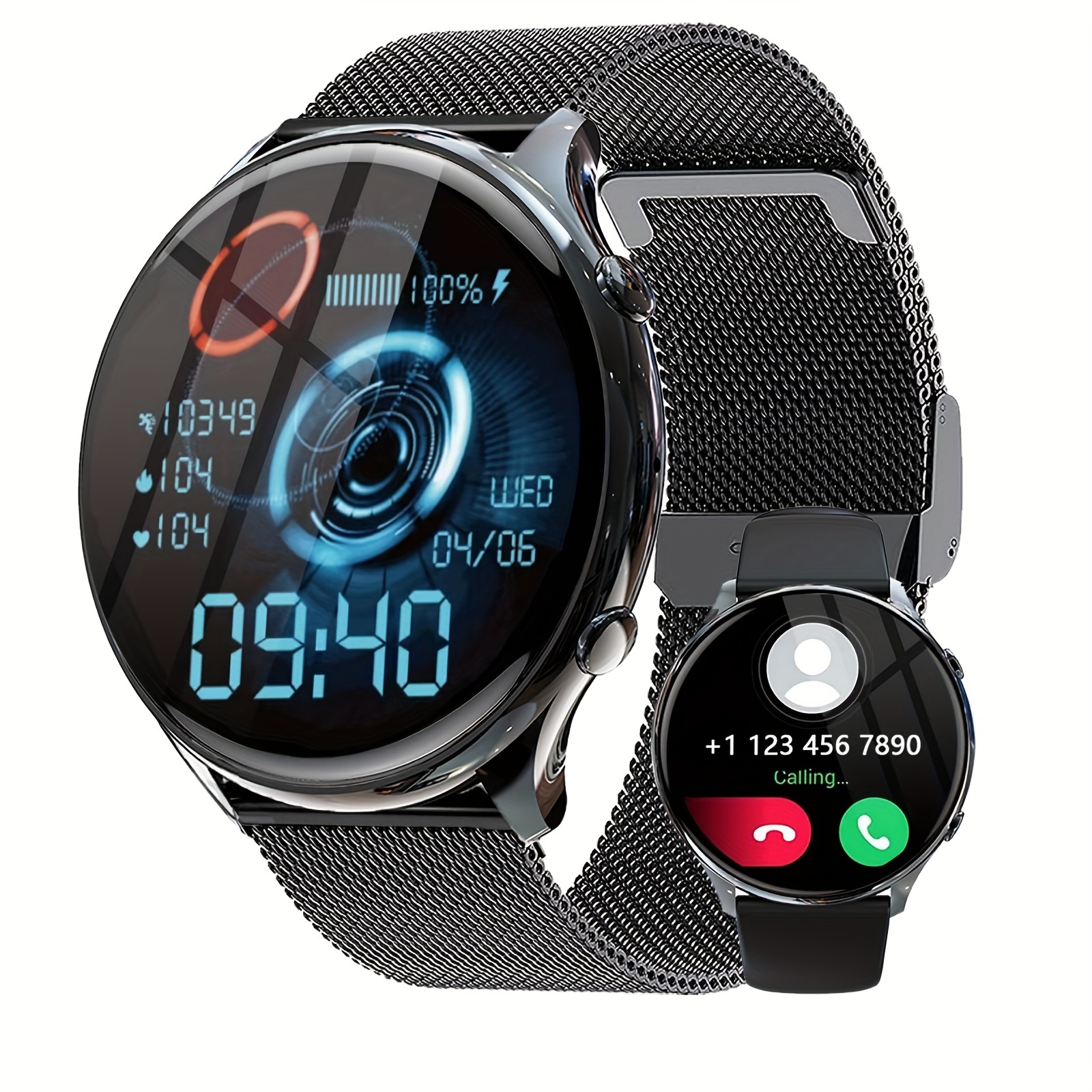 Mujeres Smartwatch 1.39 Smartwatch Redondo Llamadas - Temu Mexico