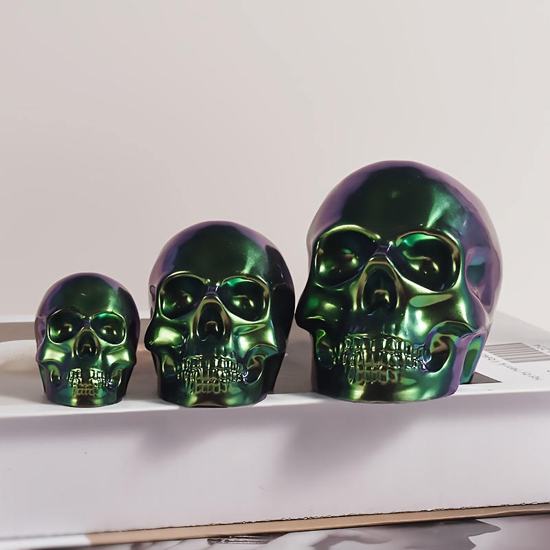 3d Skull Resin Molds Large Medium Small Silicone Skull Head - Temu