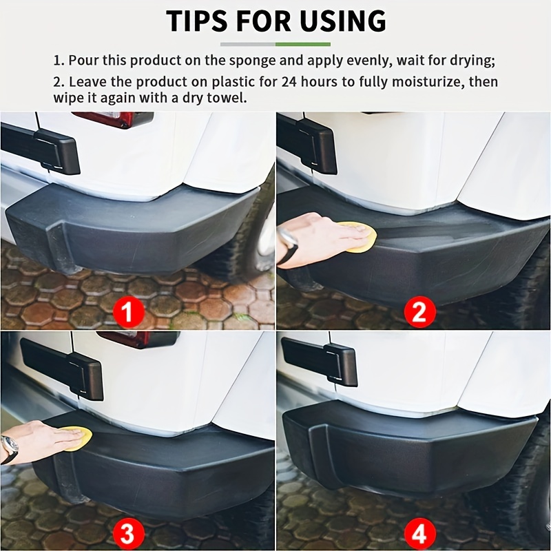 Restore Your Car's Plastic Rubber And Vinyl To A Like new - Temu