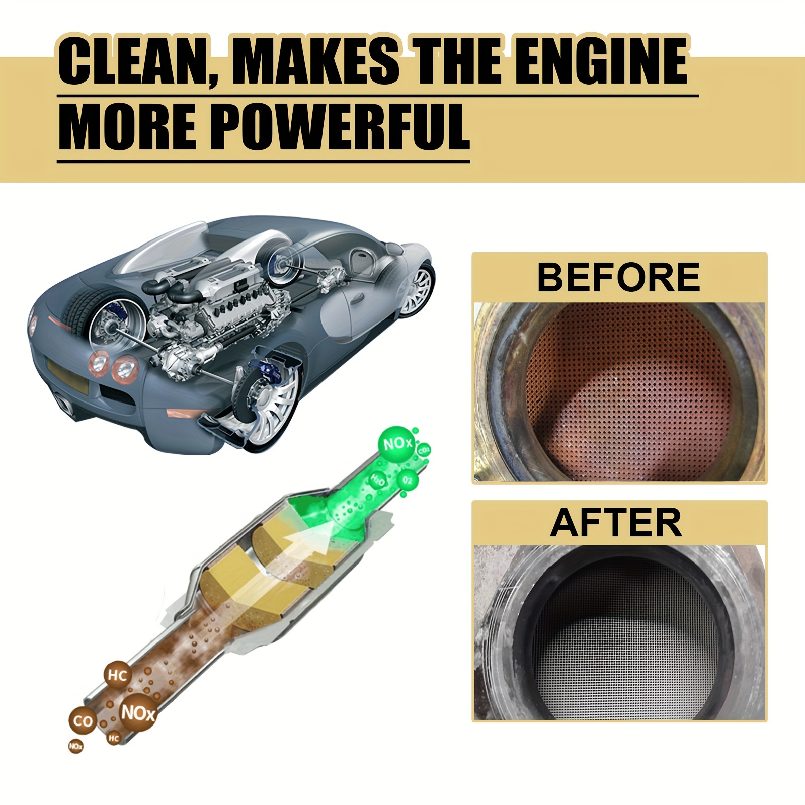 Automobile Engine Three way Catalytic Converter Cleaner - Temu