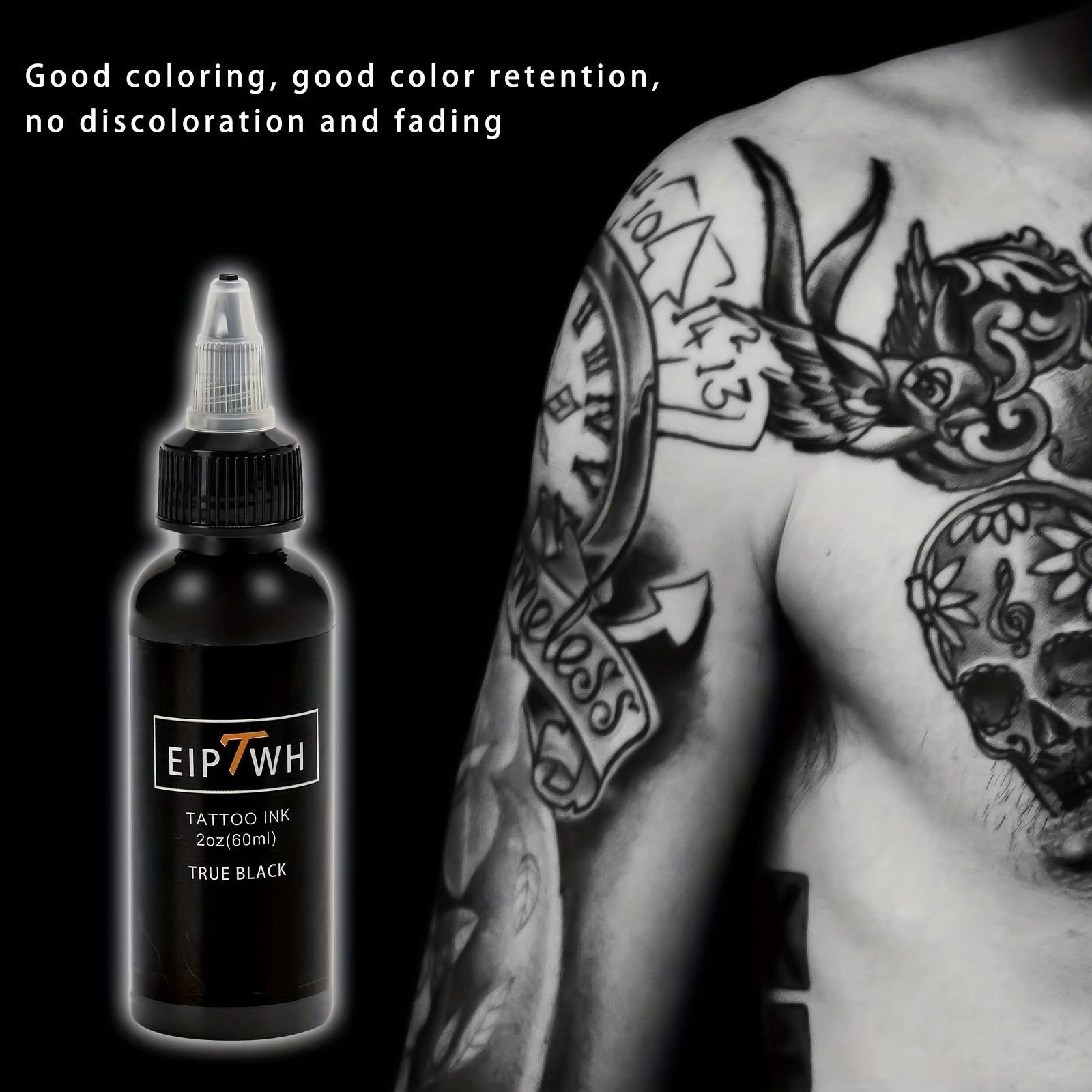 Tbk Tattoo Ink Security And Permanence Black Pigments Ink Suitable For  Professional Beauty Tattoo Body Painting Art Supplies Blk - Tattoo Inks -  AliExpress