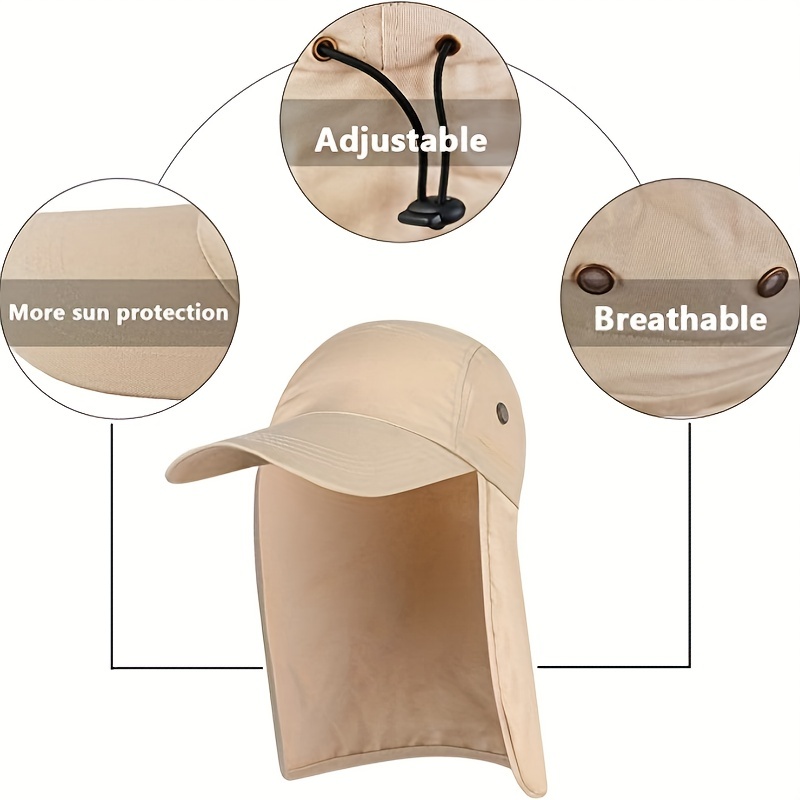 Cooling Hat With Neck Flap