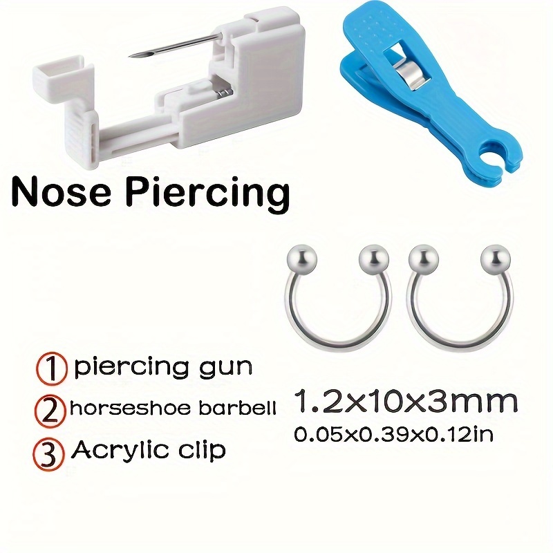 Professional Body Piercing Tool Kit: Navel Tongue Eyebrow - Temu