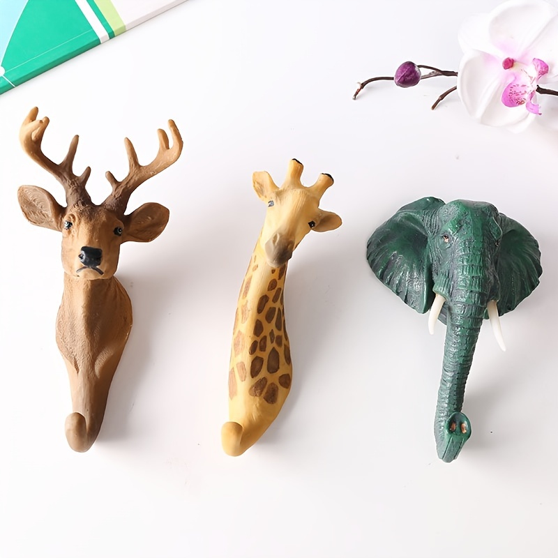 1pc Animal Hook Hanger Key Hook American Retro Three Dimensional Animal  Wall Hanging Deer Head Coat Hook For Cafe Bar Shopper Wall Entryway Living  Room Decor - Home & Kitchen - Temu