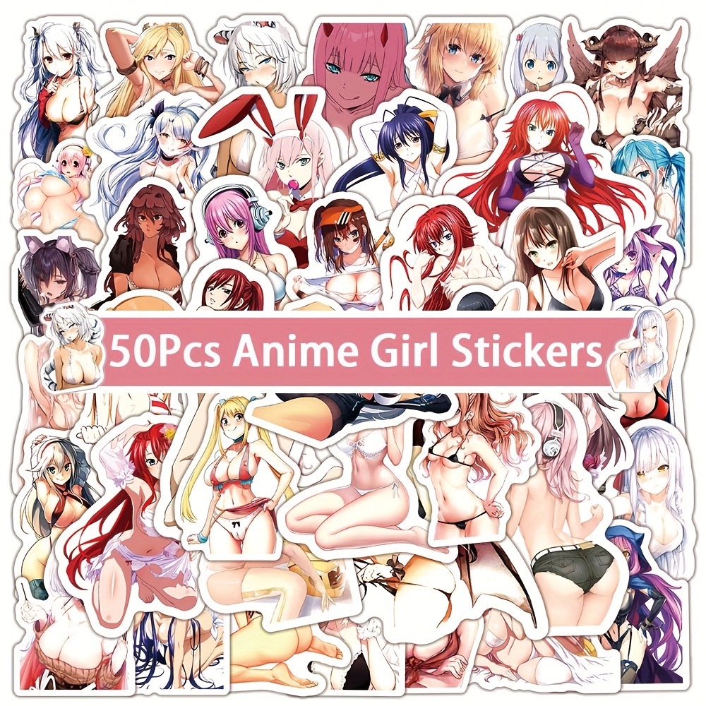 Lewd Stickers Adult Stickers Sexy Stickers Nude Stickers Lewd Sticker of  Sexy Nude Woman With Gun Sticker Color Version 2 