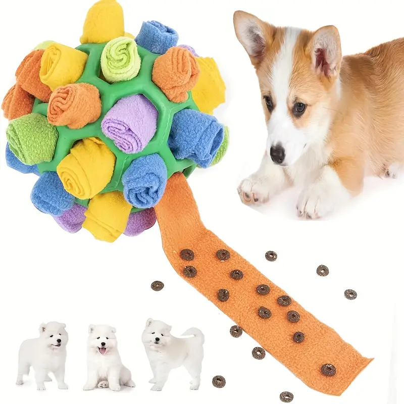 Durable Interactive Pet Snuffle Ball Toy For Dogs - Encourages Natural  Foraging Skills And Slow Feeder Training - Perfect Chew Toy For Pets - Temu