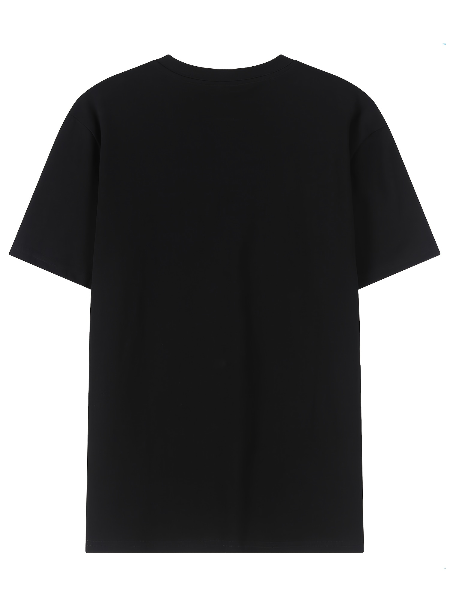 plain black t shirt for printing