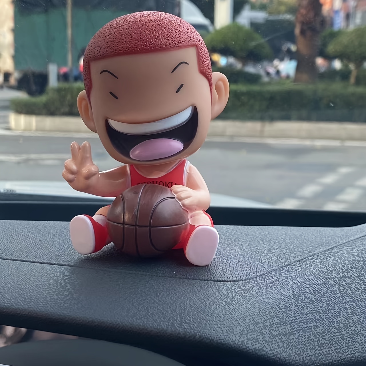 Anime Character Bobblehead Car Ornament Fun Driving Holiday Gift