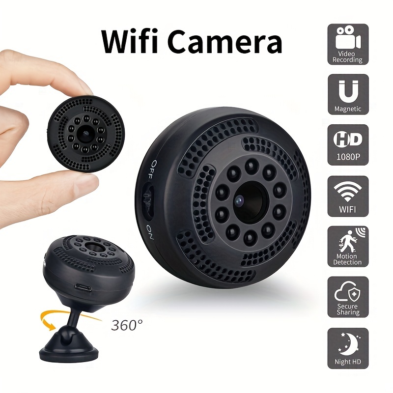 Mini Wireless Camera WiFi IP Home Security DVR Voice Video IR