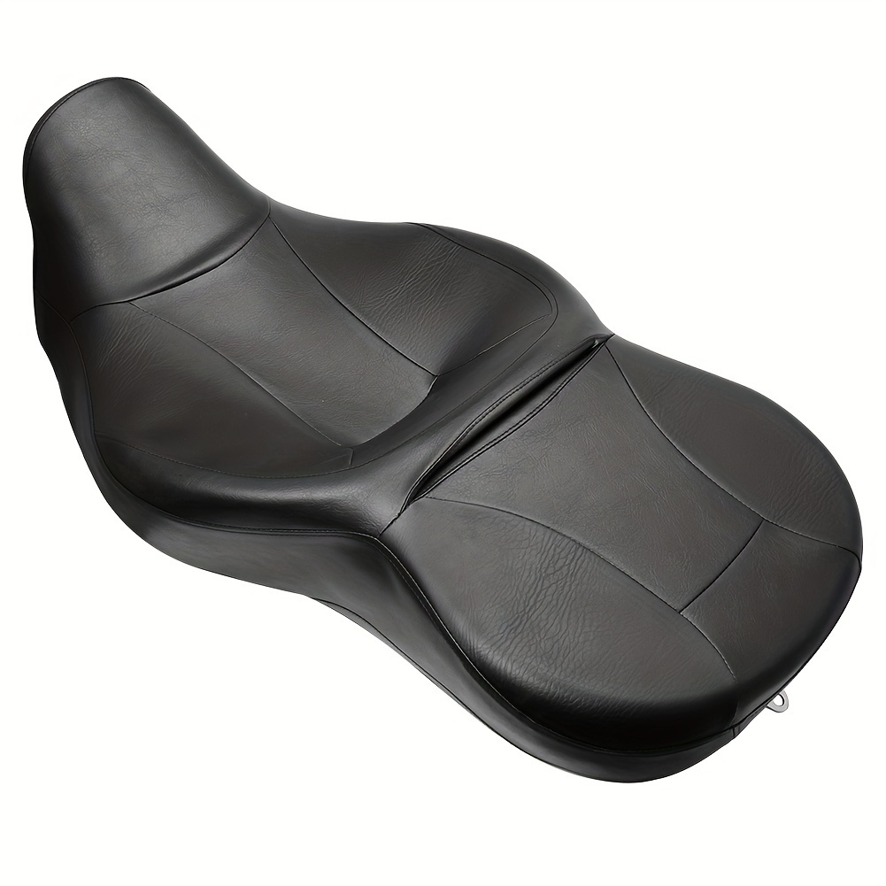 HDBUBALUS Two Up Motorradsitz Für Harley Touring - Fahrer & Beifahrer Sitz Orange