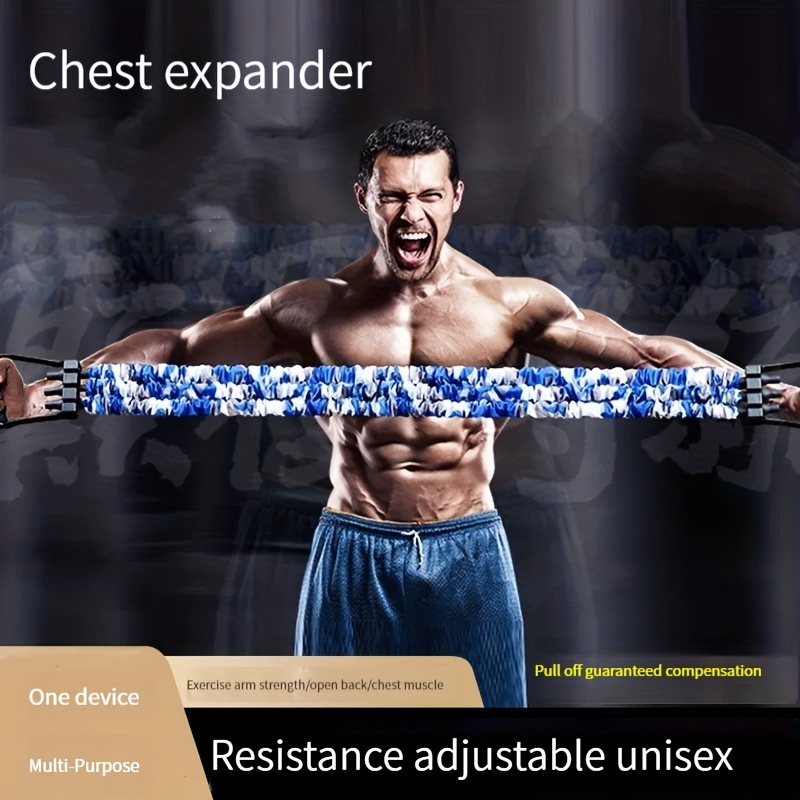 Spring Chest Expander Adjustable Chest Expander Spring Chest Developer  Expander Men Tension Puller Fitness Stainless Steel Muscles Exercise  Workout Equipment Resistance Bands (Color : White) : : Sports &  Outdoors