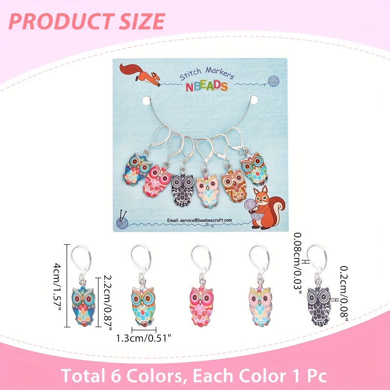 Locking Stitch Marker Knitting Markers Charms Removable - Temu