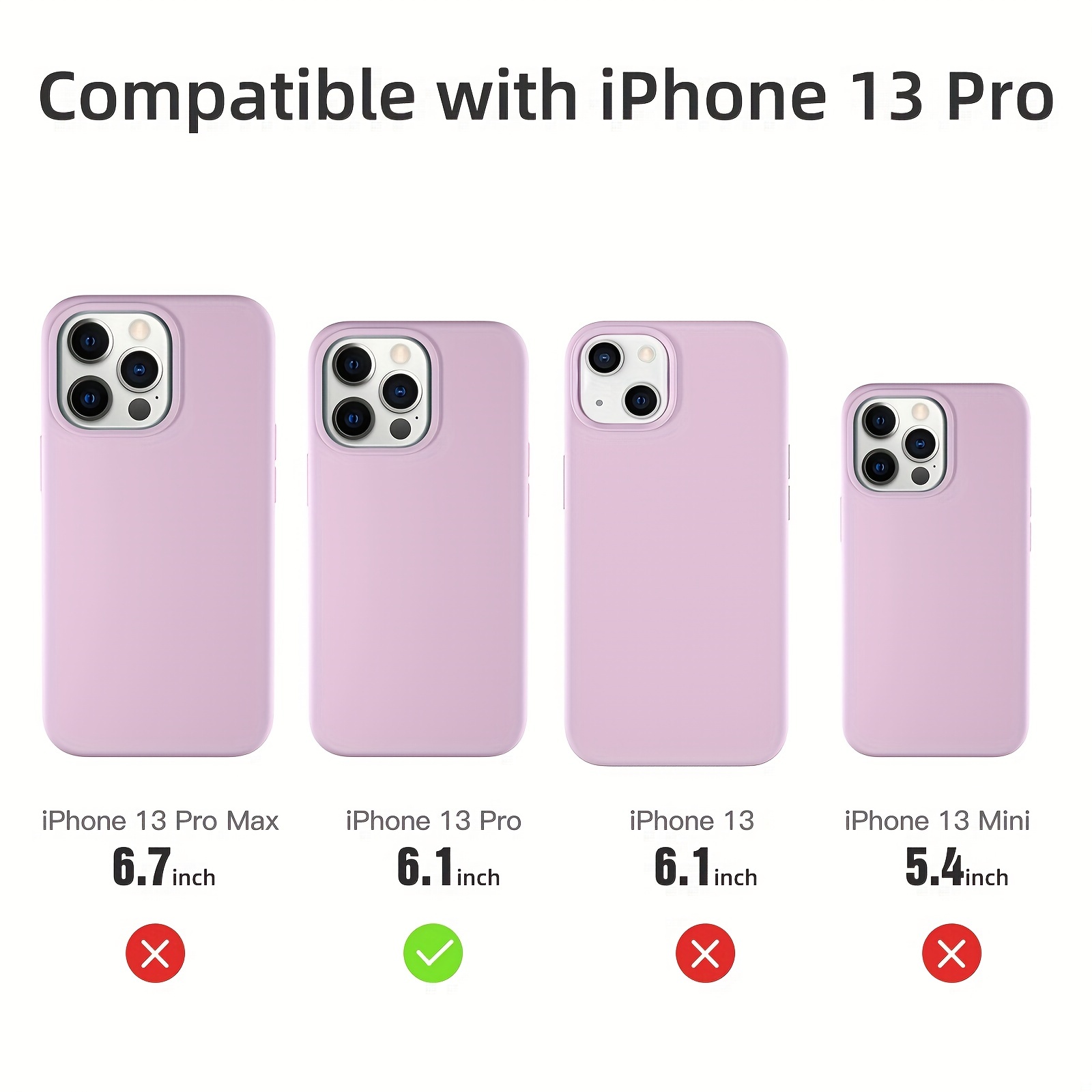 Diseñado Iphone 13 Funda Protectora Delgada Silicona Prueba - Temu