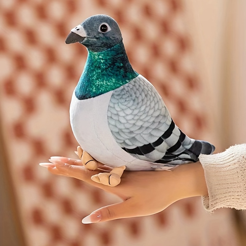1pc Simulation Pigeon Plush Toy Doll Animal Doll Plush Toy Model Gift