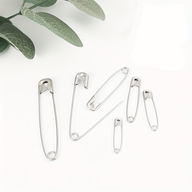 260Pcs Safety Pins Assorted Size Large Safety Pins and Small