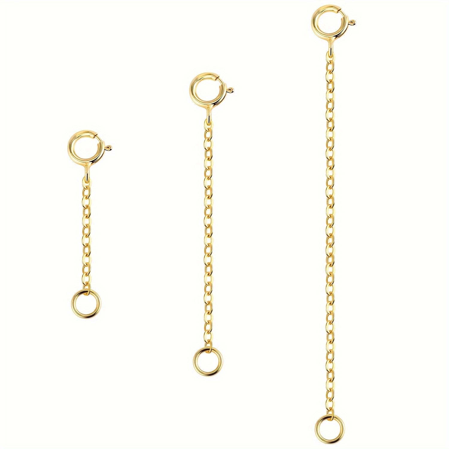 Necklace Extenders Gold Plated Tail Chain Extenders For - Temu Australia