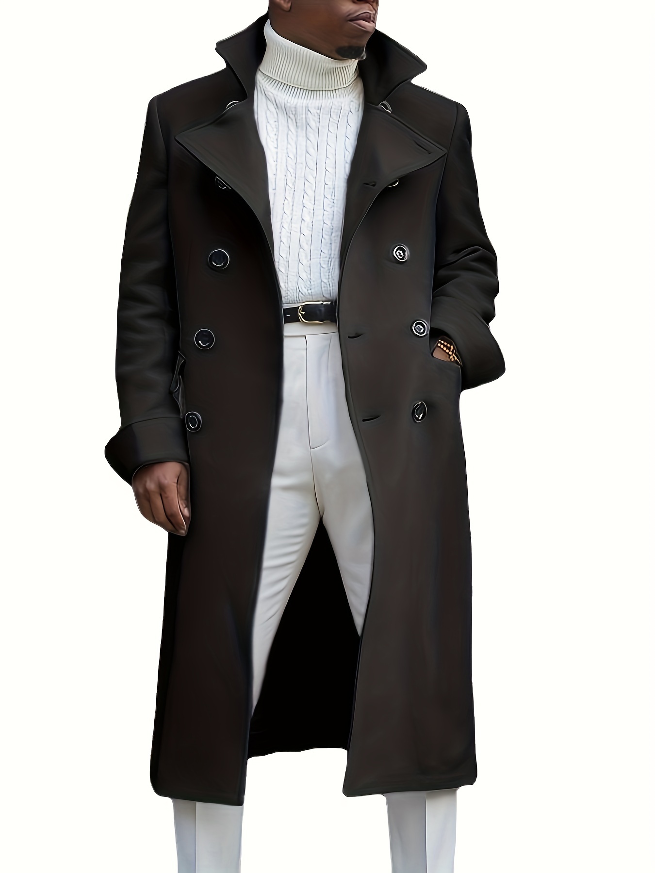 Trench coat masculino store impermeavel