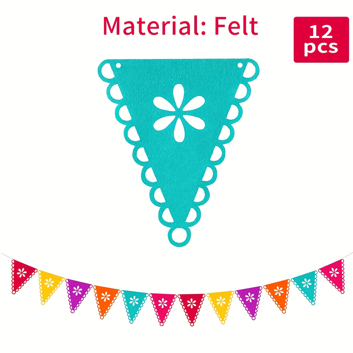 2 Sets mexican theme party decorations Mexican Hanging Banner