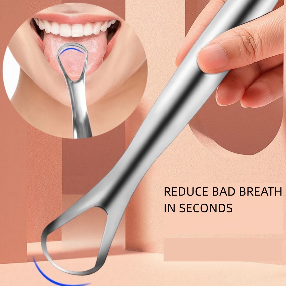 Tongue Scraper Reduce Bad Breath Oral Care Tongue Cleaners - Temu