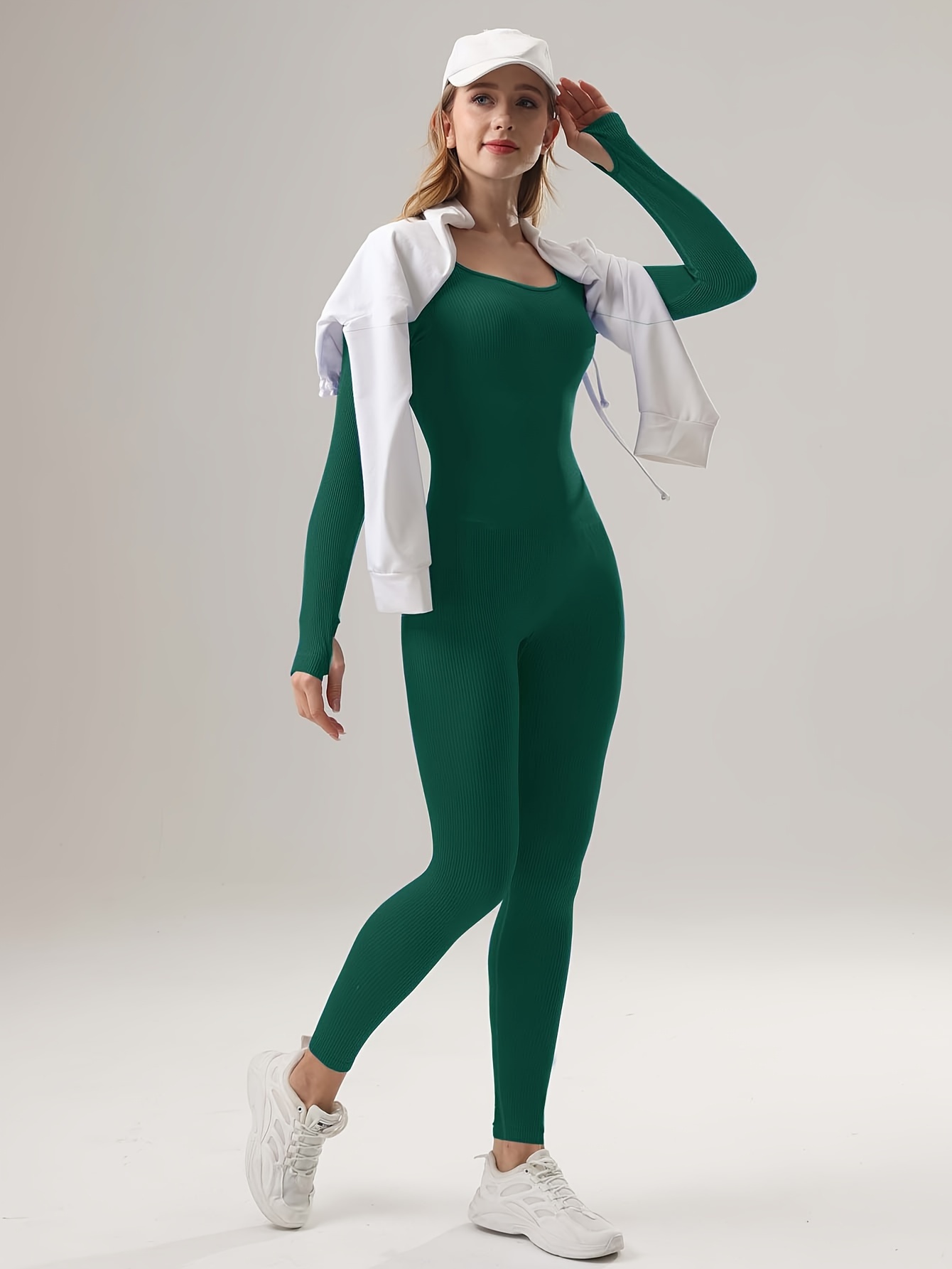 Summer Solid Sexy Jumpsuits Women Bodysuits Female 2 Color Green