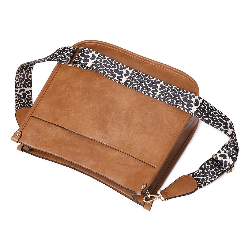 TAIAOJING Purse Straps Crossbody Handbag Replacement Strap Leopard Print  Shoulder Strap For Handbag