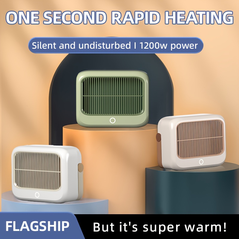 2pcs 1200W Instant Heating Mini Electric Heater Chauffage - Temu