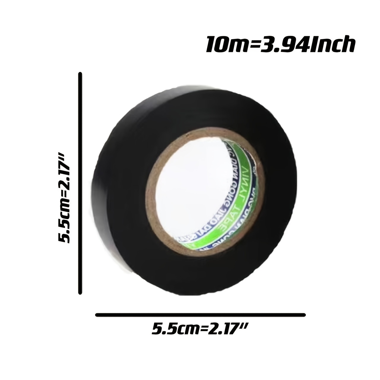 5pcs High Viscosity Electrical Tape Waterproof Tape Flame Retardant PVC  Large Roll Electrical Insulation Tape Ultra-thin Black Tape, For  Hotel/Restaur