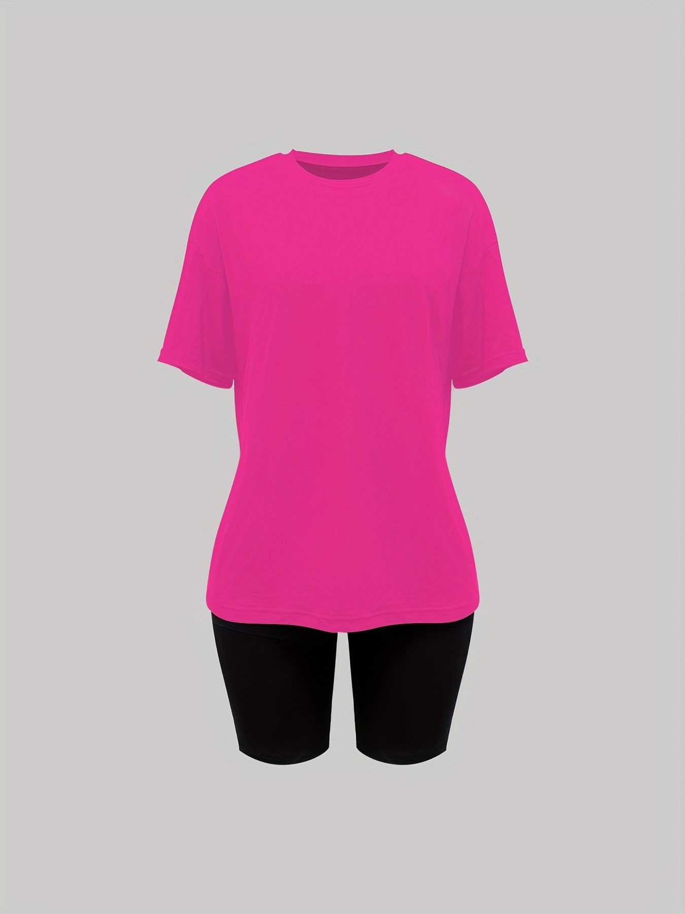 Casual Two Piece Set Short Sleeve T Shirt & Shorts