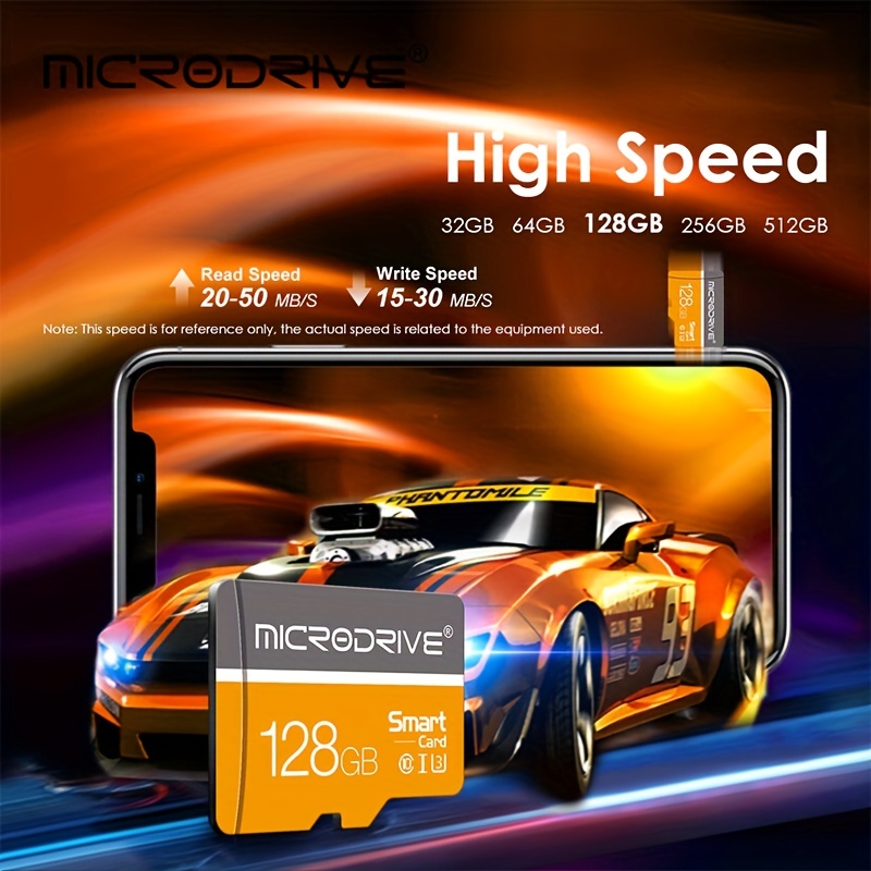 Super Speed Micro Mini Sd Card 256gb 512gb V30 High Speed - Temu