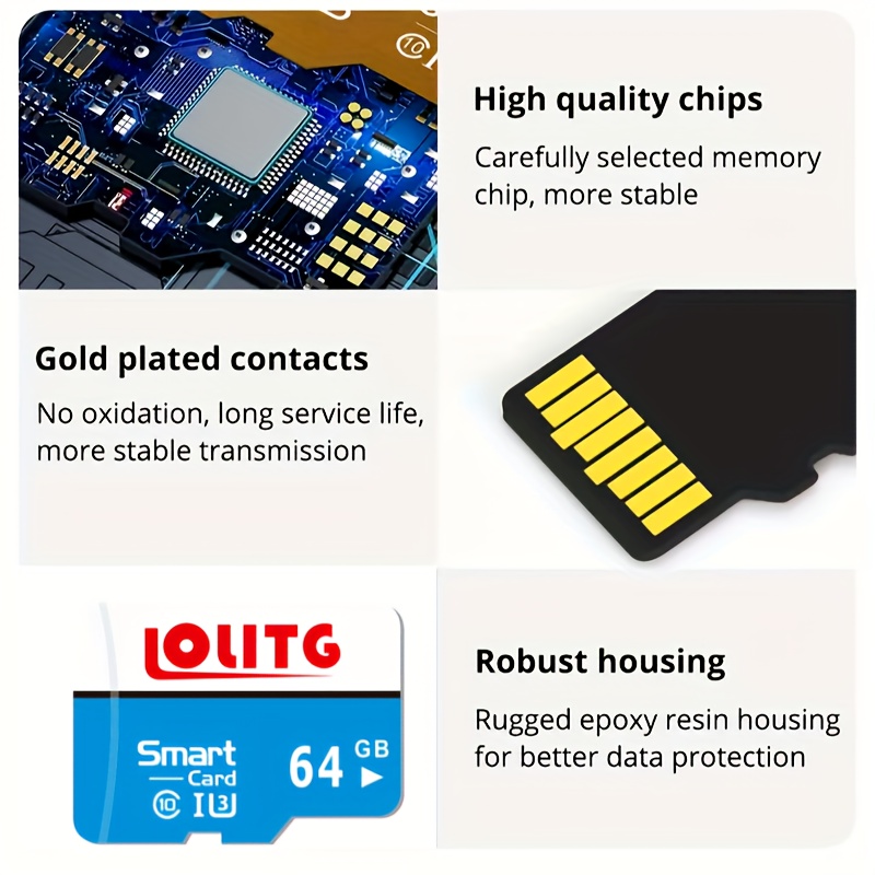 Carte microSD U3 de 32 Go de qualité industrielle