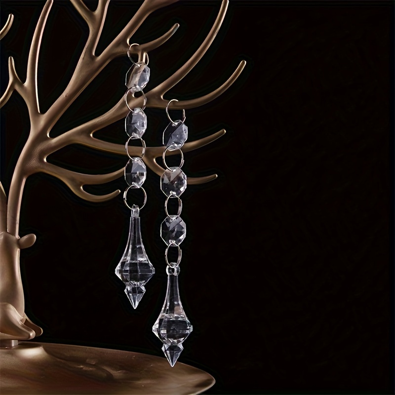Acrylic Crystal Garland Strands String Of Beads - Temu