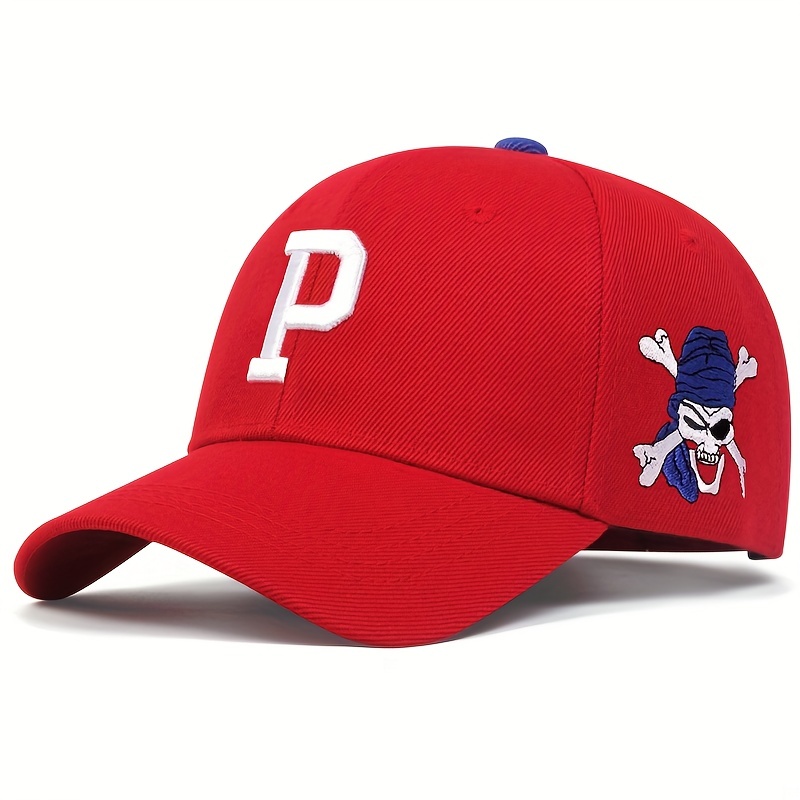 Cotton Travel hat Men's Outdoor Sun Peak Fashion hat Cap Beret Forward  Baseball Caps Inspection Ready Red