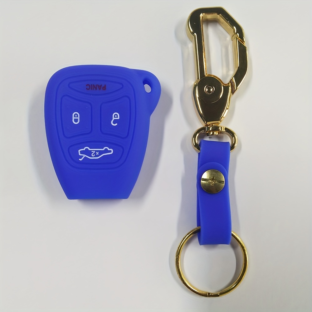 Key Fob Cover With Pu Leather Keychain For Grand Cherokee 200 300 Journey  Smart Key - Temu Bahrain