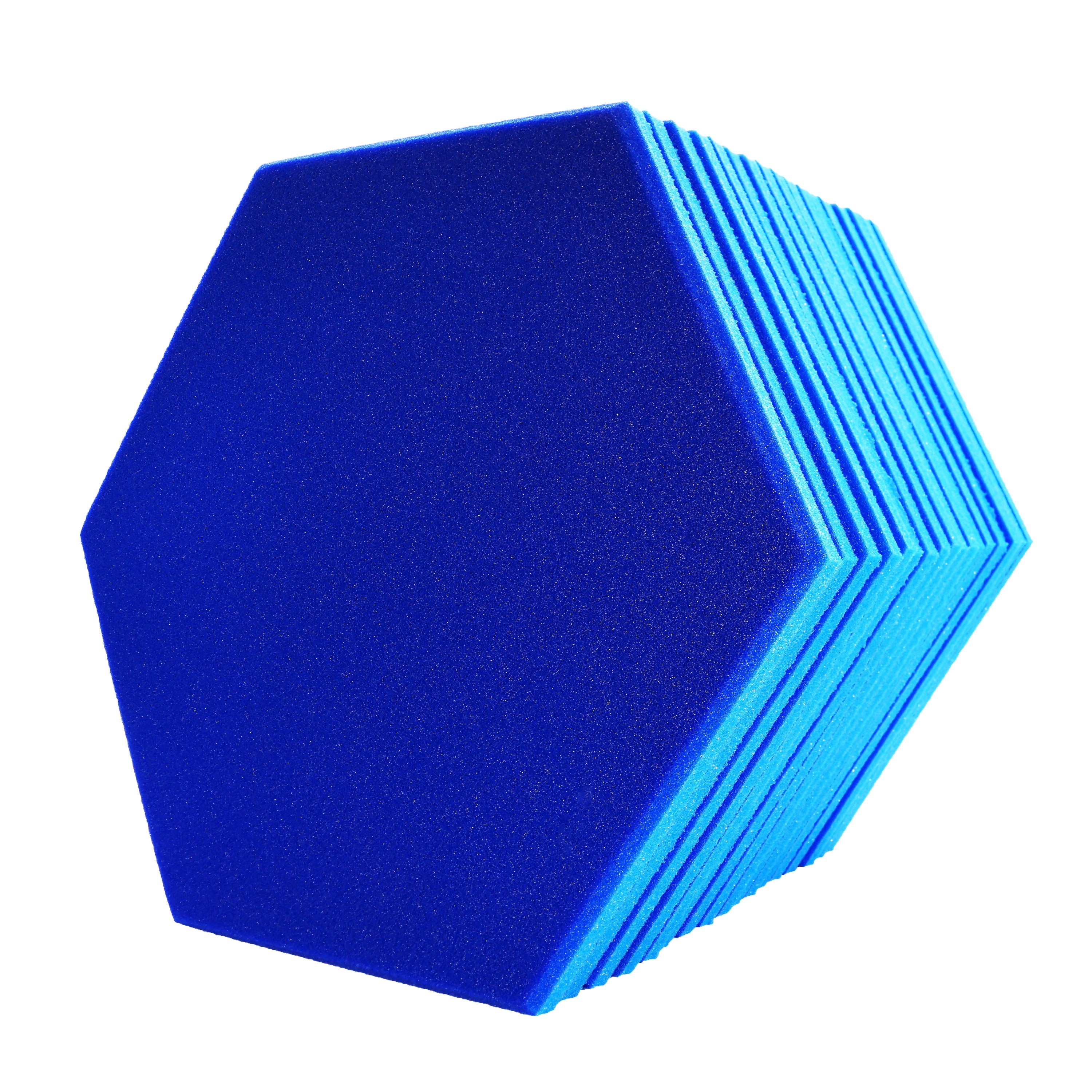 10 Paquets Bleu Hexagonal 300 Mm X 340 Mm X 15 Mm Mousse - Temu Canada