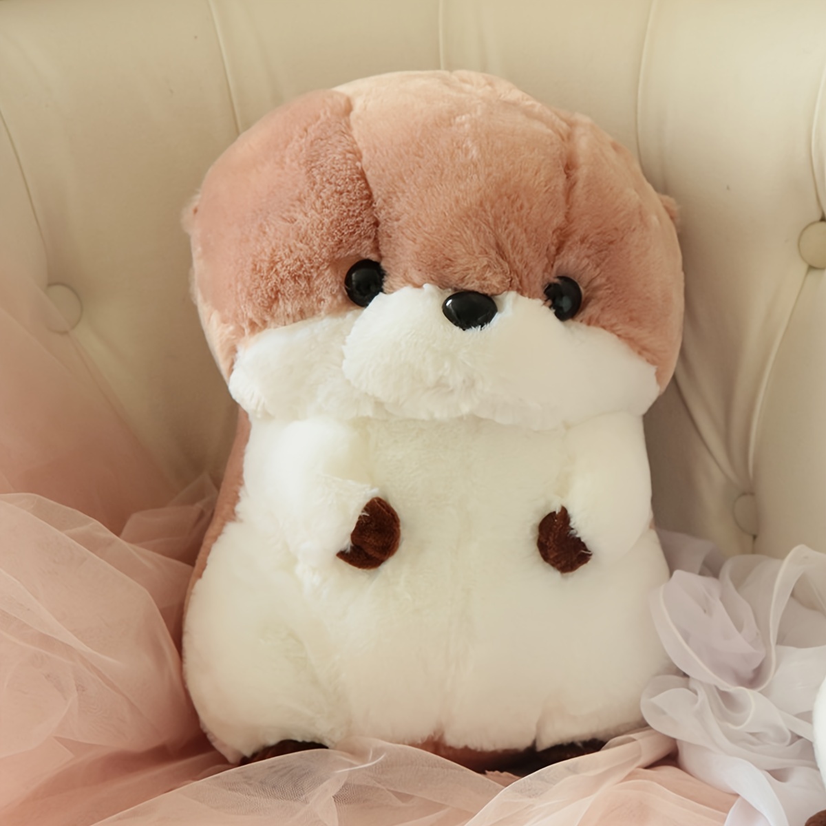 Cute Otter Plush Toy Soft Plush Toy Plush Pillow Hugging - Temu
