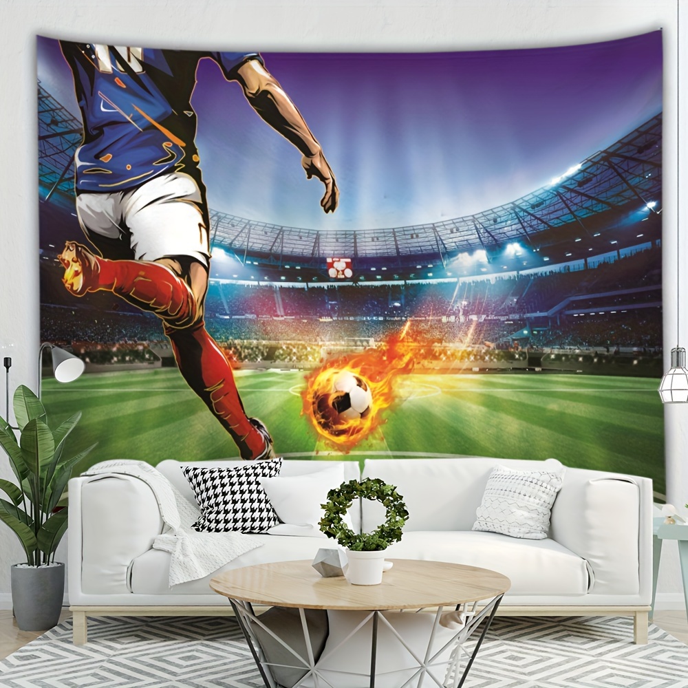 Soccer tapestry best sale