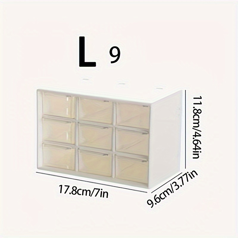 Plastic Cleaning Tool Storage Box With Grids & Handles, Household Storage  Organizer For Bathroom, Bedroom, Home, Dorm - Temu